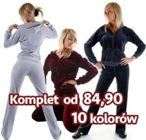 Dresy Welurowe Damskie bluza + spodnie. Od S do 4XL Dresy Welurowe Damskie bluza + spodnie. Od S do 4XL